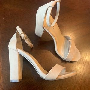 JUST FAB block heels